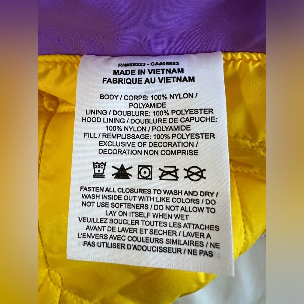 Nike x Ambush Los Angeles LA Lakers NBA‎ Collection Jacket Women's Sz MED $350